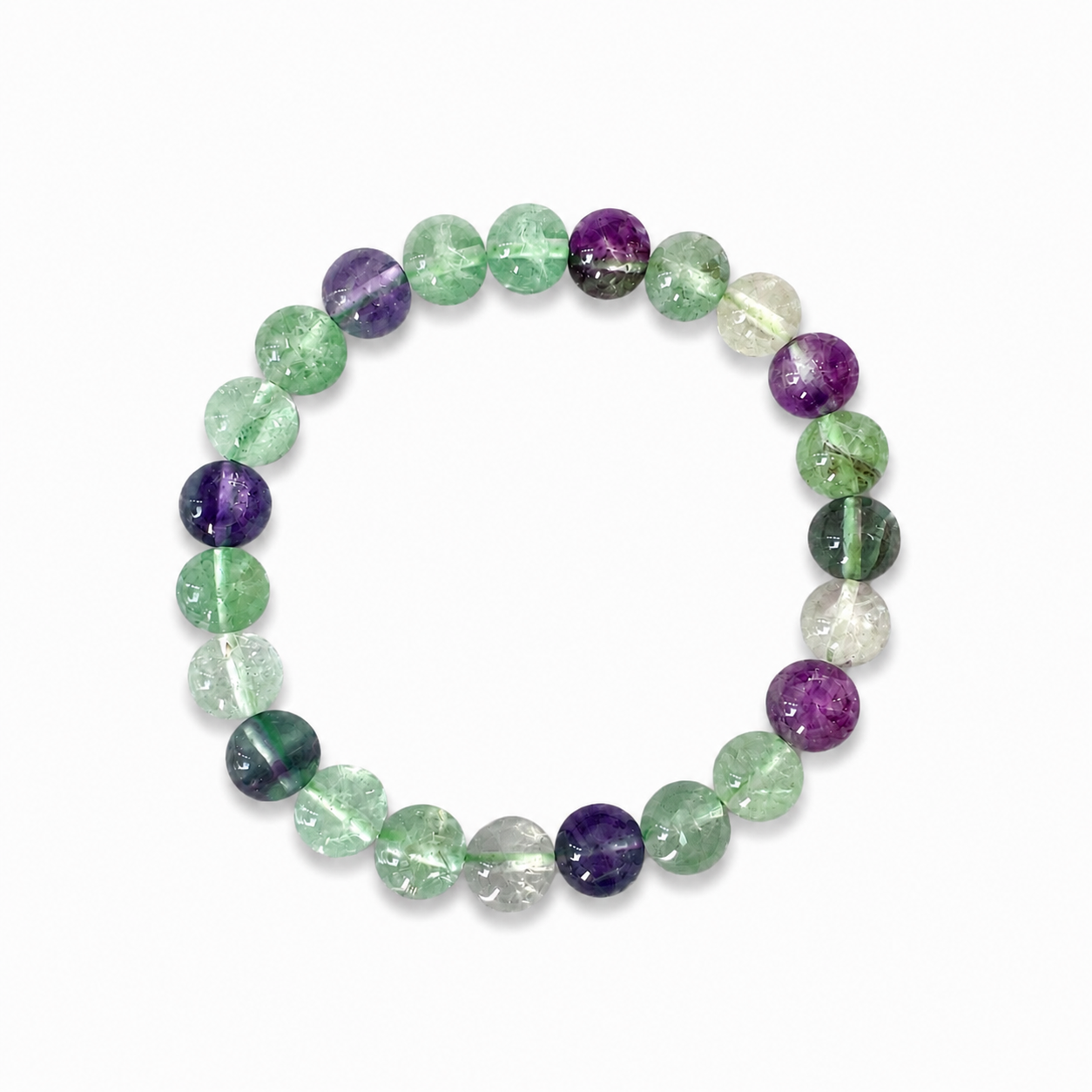 Rainbow Fluorite Bracelet – Clarity & Positive Energy