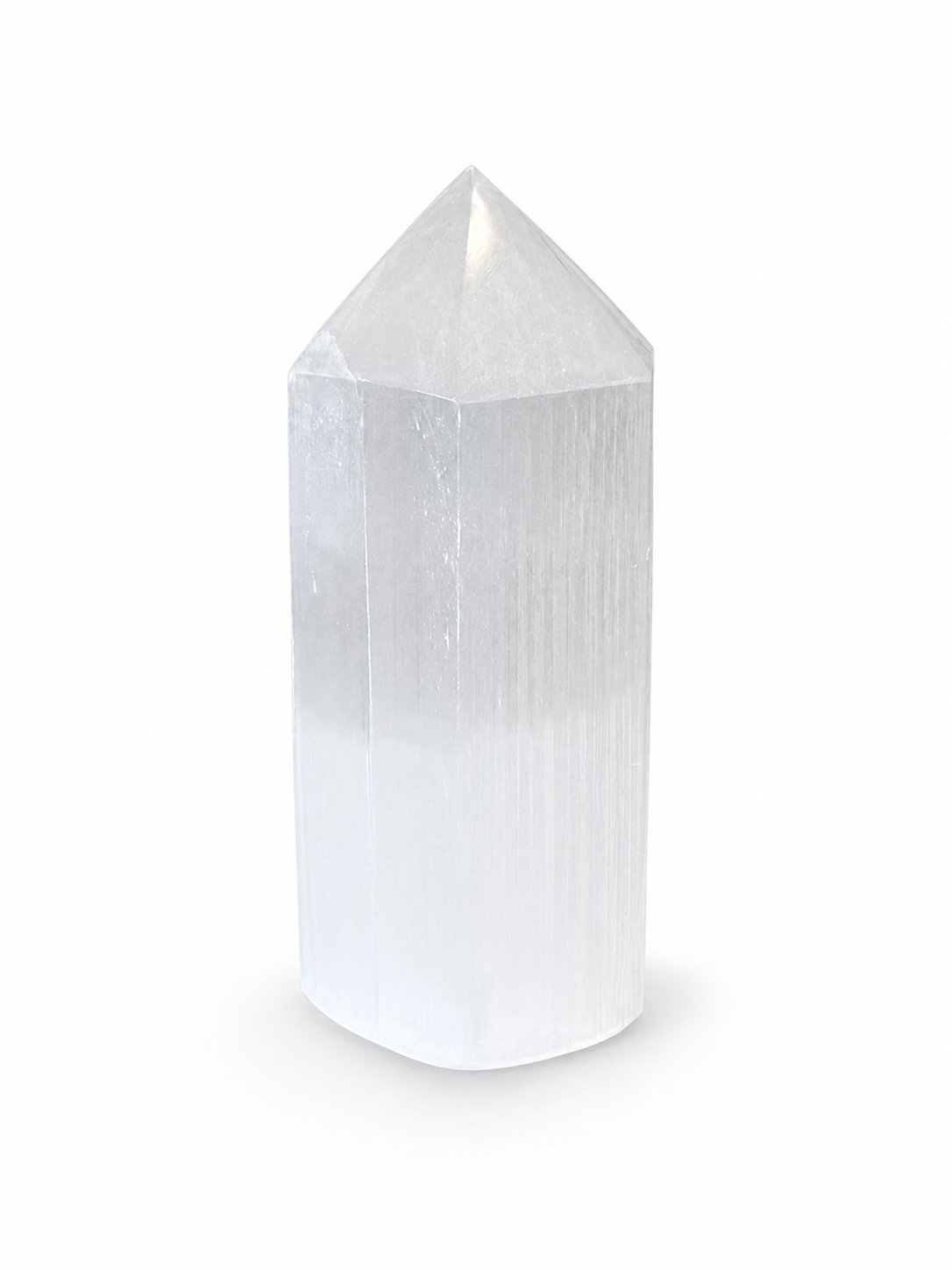 Selenite Crystal Wand – Energy Cleansing & Calm