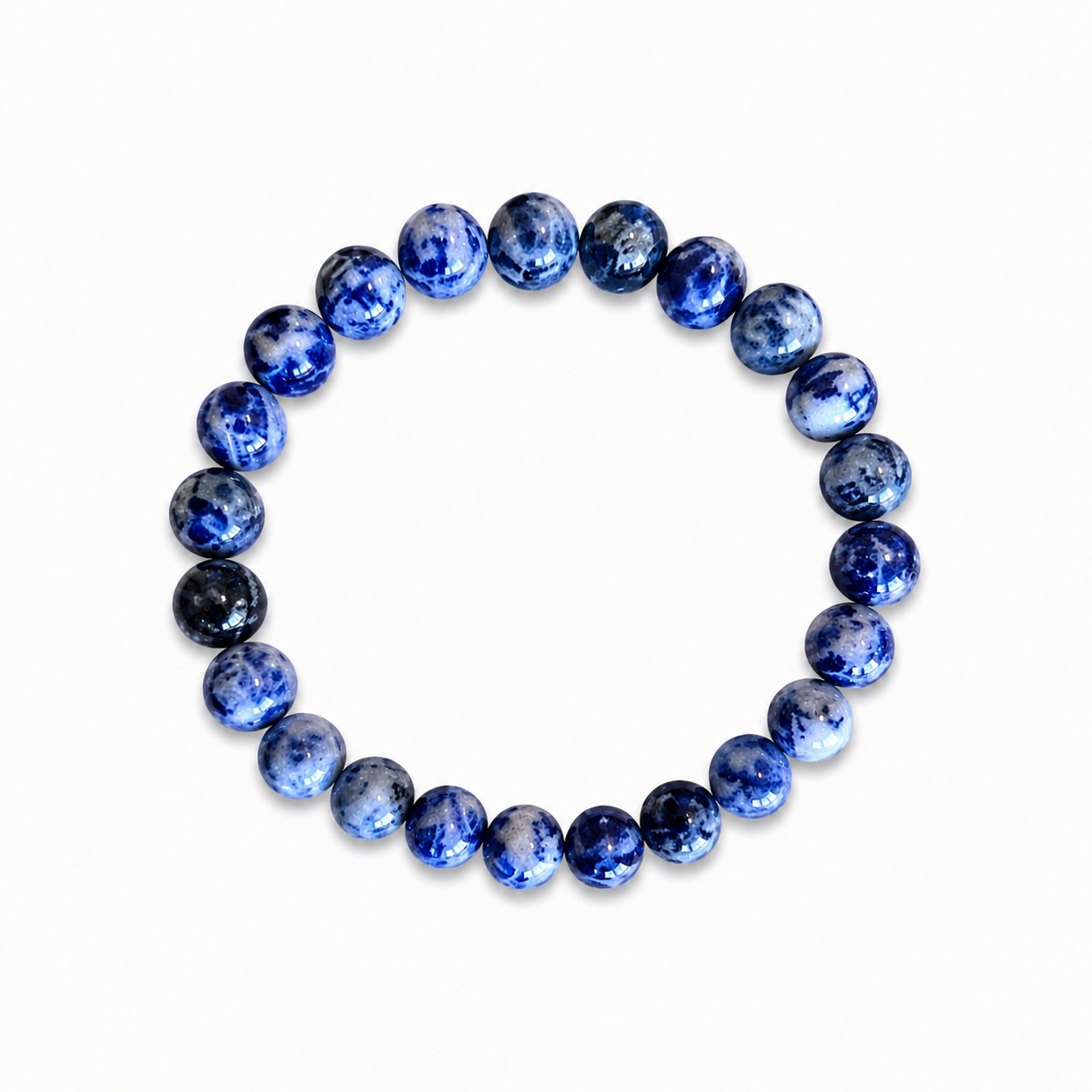 Blue Sodalite Bracelet – 8mm Natural Crystal Bracelet