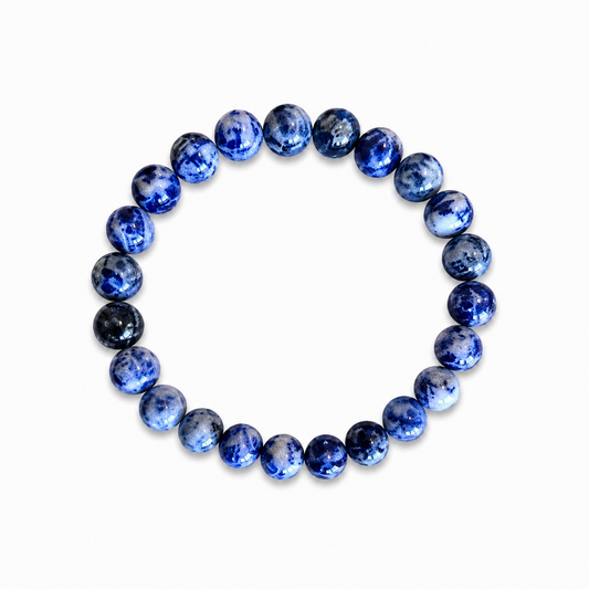 Blue Sodalite Bracelet – 8mm Natural Crystal Bracelet